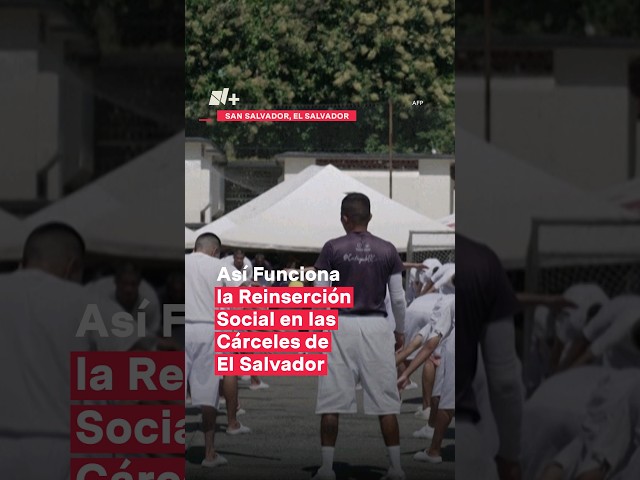 ⁣Así funciona la reinserción social en penal de El Salvador - N+ #Shorts