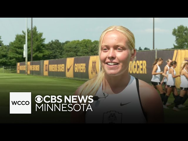 ⁣U of M's Caroline Birdsell makes official debut on soccer team after serious injury