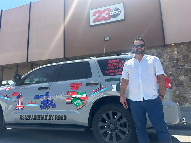 ⁣One man, One Car, A Journey from Bakersfield to Pakistan