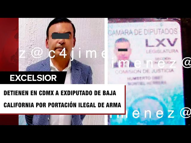 Cae exdiputado y empresario de BC, peleó con su novia en CDMX e iba armado