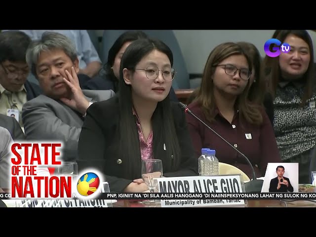 ⁣87 counts ng money laundering, inihain sa DOJ laban kay dismissed Mayor Alice Guo at 35 iba pa| SONA