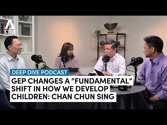 ⁣GEP changes a 'fundamental' shift in developing our children: Chan Chun Sing | Deep Dive p