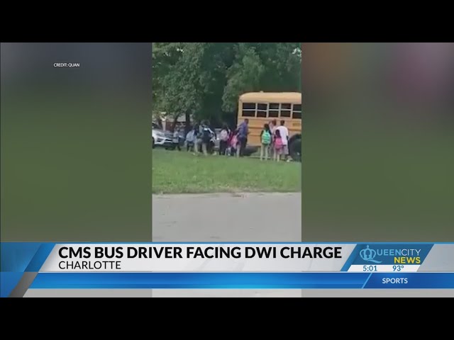 ⁣Moms block alleged impaired CMS school bus driver