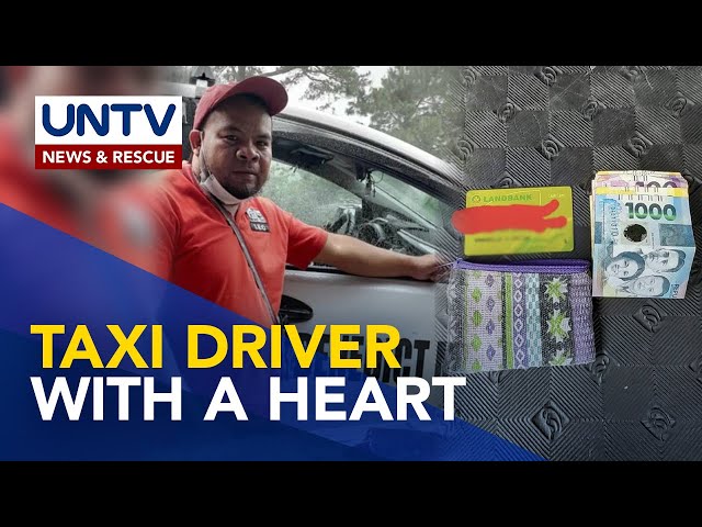 ⁣Naiwang pitaka, isinauli ng taxi driver sa Baguio City | Something Good