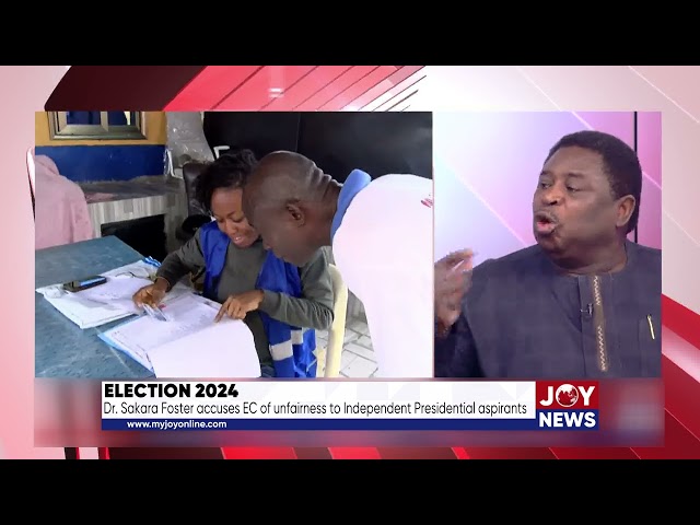 ⁣Election 2024: Dr. Sakara Foster accuses EC of unfairness to independent presidential aspirants