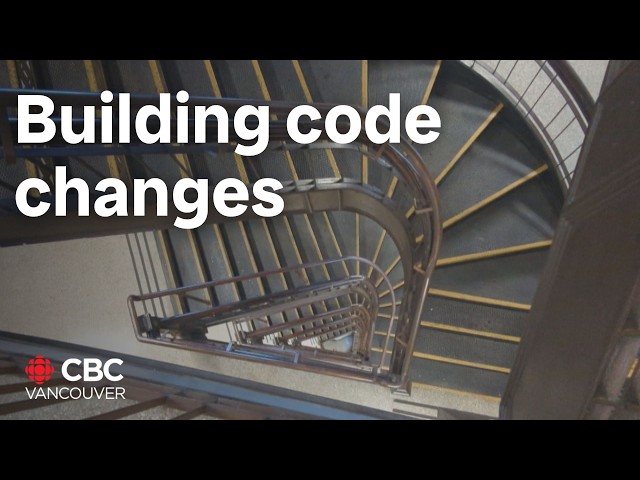 ⁣Updated B.C. building code to allow one stairwell instead of two