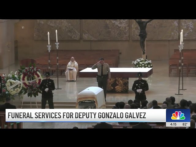 ⁣LA County deputy who died of cancer honored at memorial service