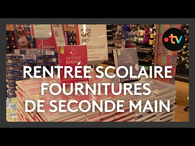 ⁣Rentrée scolaire : la Croix-Rouge propose des fournitures de seconde main