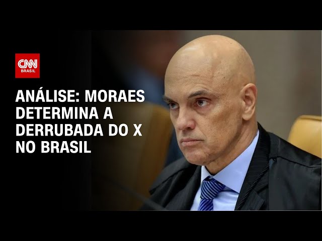 ⁣Análise: Moraes determina a derrubada do X no Brasil | WW