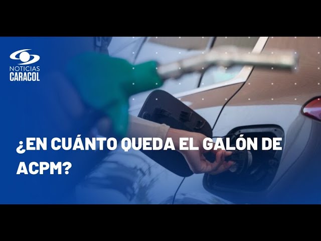 ⁣Galón de ACPM aumenta $1.904 en Colombia a partir de este sábado, 31 de agosto