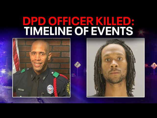 ⁣Dallas police officer 'executed' in targeted attack: TIMELINE