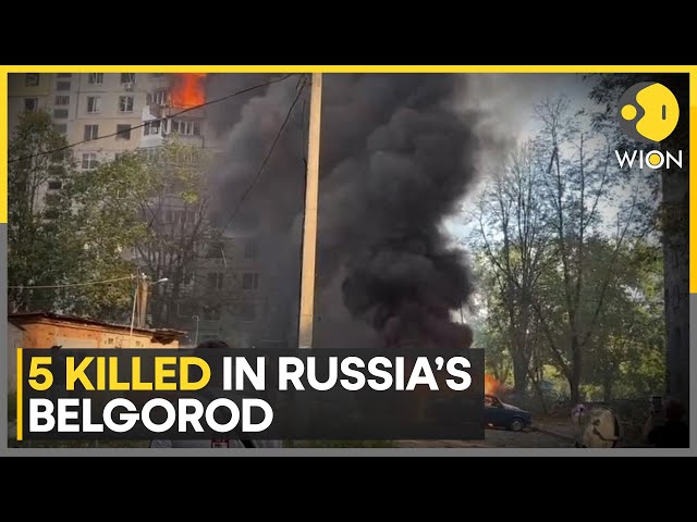 ⁣Russia says five killed, dozens injured in Ukraine strike on Belgorod | Latest News | WION