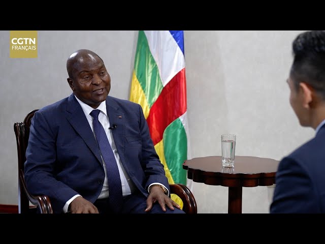 ⁣Interview exclusive du président de la République centrafricaine