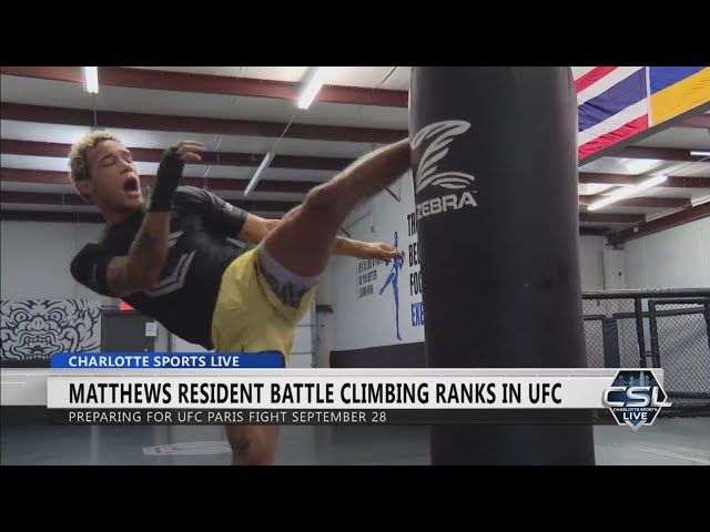 ⁣Matthews resident Bryan Battle climbing ranks in UFC