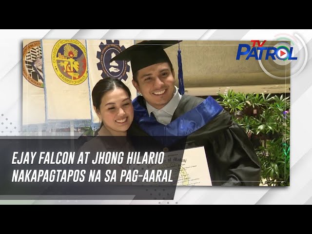 ⁣Ejay Falcon at Jhong Hilario nakapagtapos na sa pag-aaral | TV Patrol