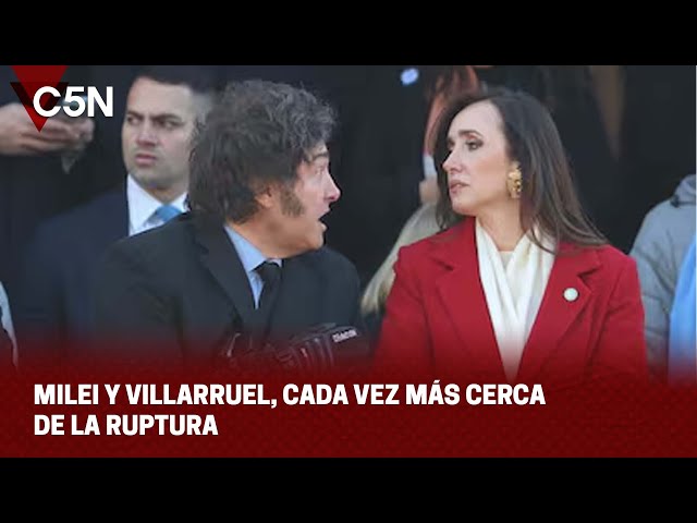 ⁣MILEI y VILLARRUEL, cada vez MÁS CERCA de la RUPTURA