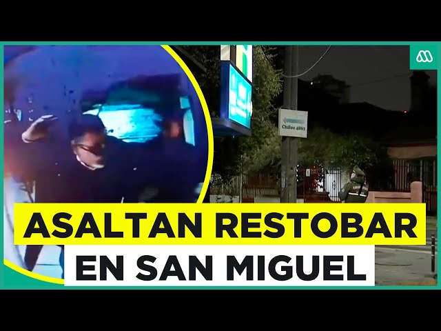 Con pistola en mano: Asaltan a dueño y clientes de un local en San Miguel