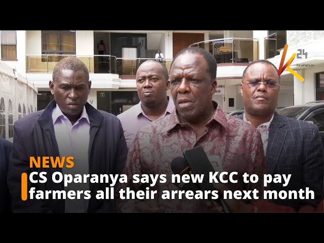 ⁣CS Oparanya says new KCC to pay farmers all their arrears next month