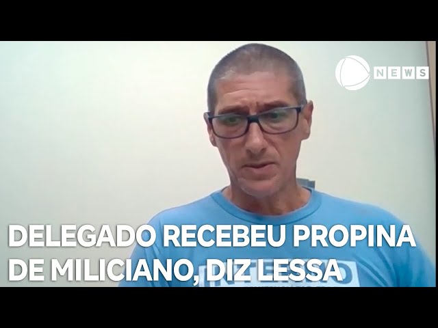 ⁣Ronnie Lessa diz que delegado recebeu propina de miliciano