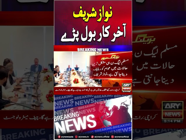 ⁣#arynews #breakingnews #latestnews #nawazsharif #maryamnawaz #pmshehbazsharif #pmlngovt #pmln