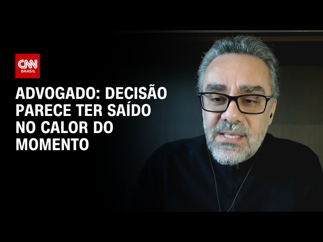 ⁣Advogado sobre decisão de Moraes: Decisão parede ter saído no calor do momento | AGORA CNN