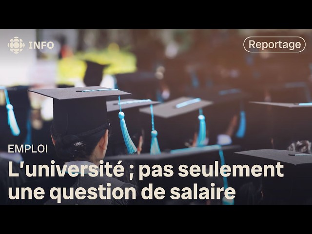 ⁣Études universitaires : un avantage salarial tout de même important