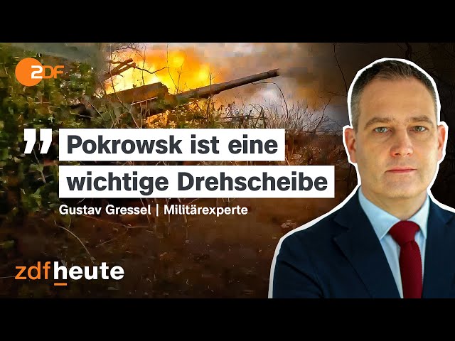 Warum Putin versucht, Pokrowsk zu erobern | ZDFheute live