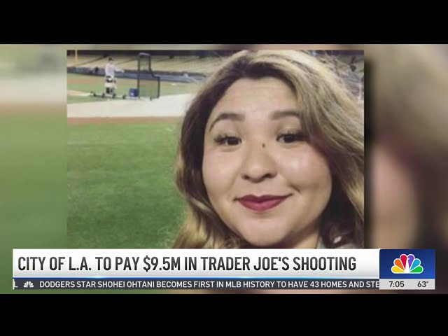 ⁣LA to pay $9.5 million to Trader Joe's employee shot by police