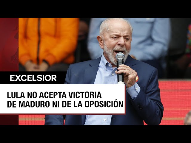 Lula da Silva no reconoce victoria de Maduro validada por corte venezolana