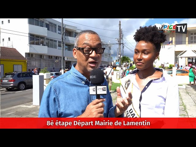 8è étape Départ Mairie de Lamentin