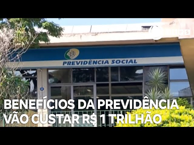 ⁣Benefícios da previdência social vão custar R$ 1 trilhão