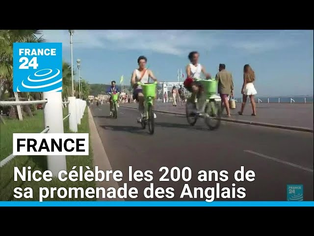 ⁣Nice célèbre les 200 ans de sa promenade des Anglais qui longe la Méditerranée • FRANCE 24