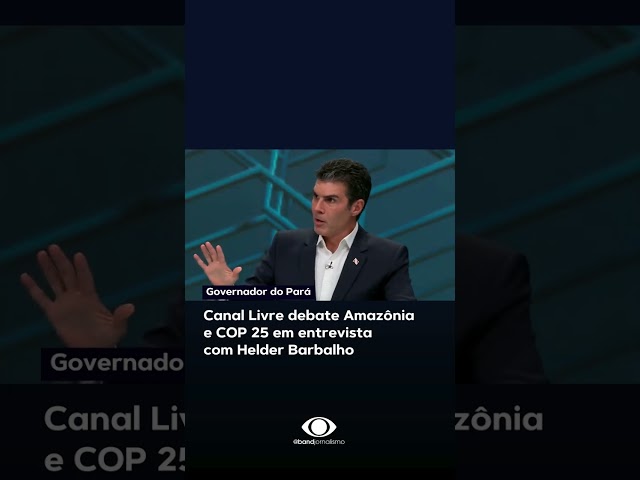 Canal Livre recebe o governador Helder Barbalho