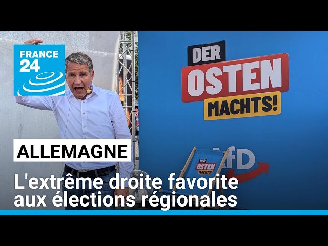 ⁣Élections régionales en Allemagne: l'extrême droite favorite des les sondages en Saxe et en Thu