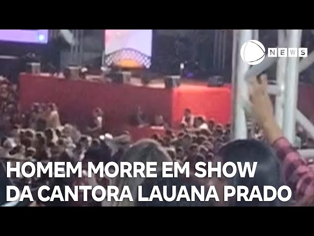 ⁣Homem morre após ser baleado em show da cantora Lauana Prado