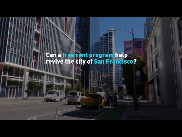 ⁣Can a free rent program help revive the city of San Francisco?