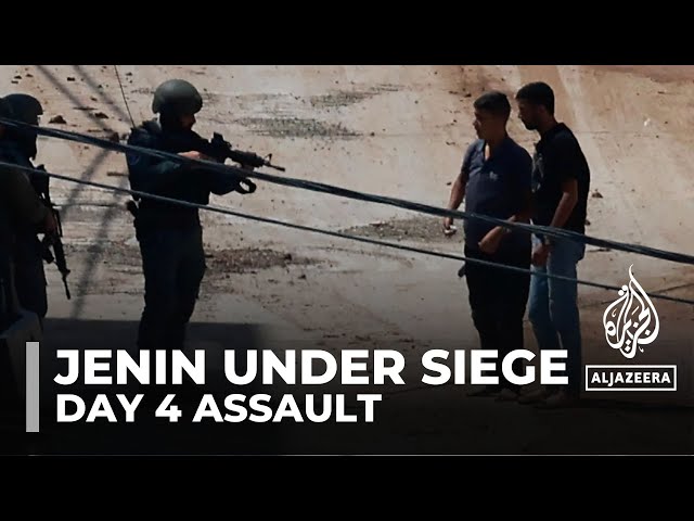 Israeli soldiers besiege Jenin on fourth day of West Bank assault