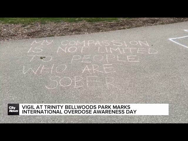 ⁣Marking International Overdose Awareness Day in Toronto