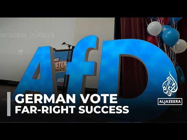 ⁣Far-right AfD on track for its first win in eastern German state vote