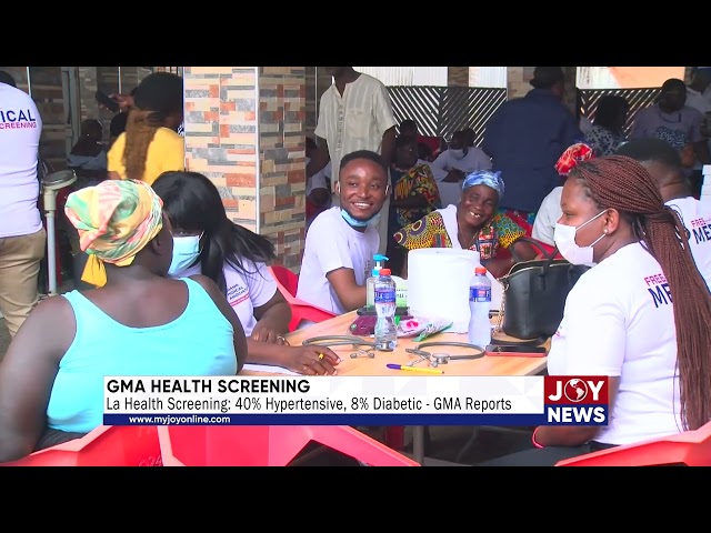 ⁣GMA Health screening: La Health Screening; 40% Hypertensive, 8% Diabetic - GMA Reports. #JoyNews