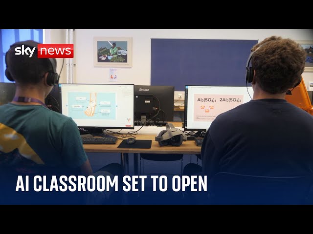 ⁣UK's first 'teacherless' AI classroom set to open in London