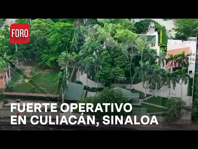 ⁣Autoridades despliegan fuerte operativo en Culiacán, Sinaloa -Las Noticias