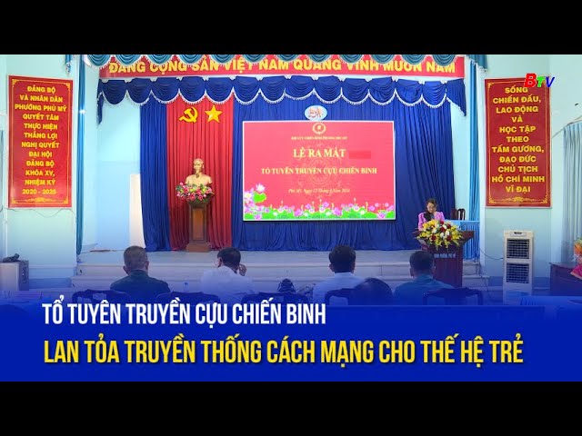 ⁣Tổ Tuyên truyền Cựu chiến binh lan tỏa truyền thống Cách mạng cho thế hệ trẻ