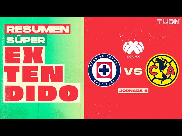 ⁣RESUMEN SÚPER EXTENDIDO | Cruz Azul Vs América | Liga Mx -Apertura 2024 - Jornada 6 | TUDN