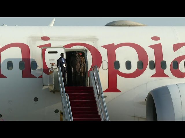 ⁣South Sudan's president arrives in Beijing for 2024 FOCAC summit