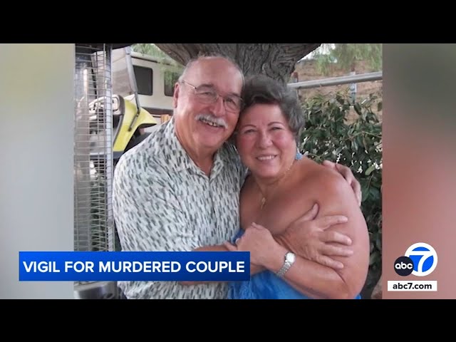 ⁣Vigil held for missing Redlands couple believed to be dead