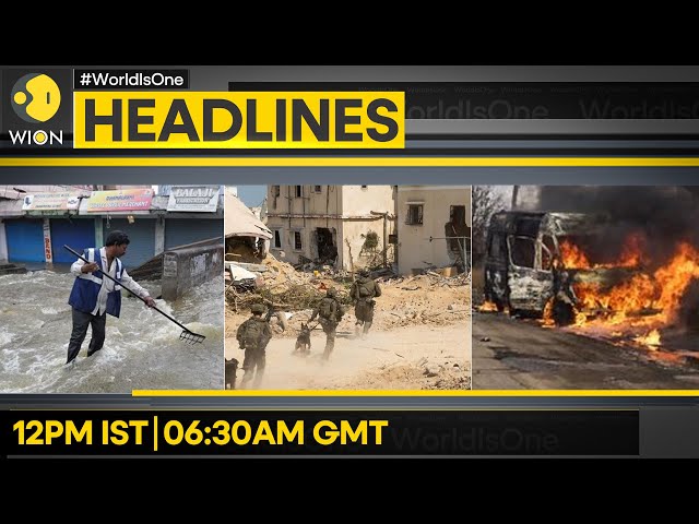 ⁣Red alert for heavy rains in Telangana | UN's Polo pause in Gaza fighting | WION Headlines