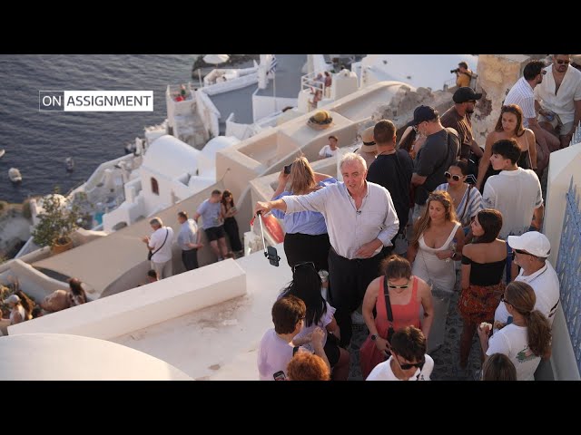 ⁣Santorini tourism: Instagram vs. reality. On Assignment | ITV News