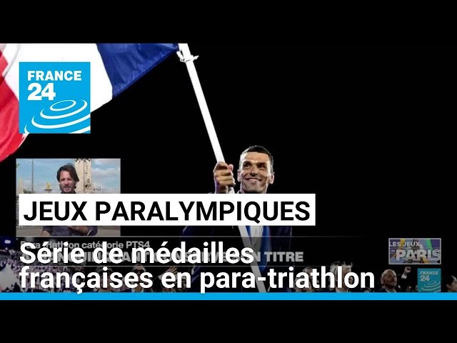 ⁣Jeux paralympiques : série de médailles françaises en para-triathlon • FRANCE 24