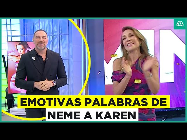 Emotivas palabras de Neme a Karen Doggenweiler por nuevo desafío profesional